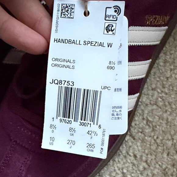 Adidas Burgundy Spezial Sneakers - Picture 2 of 6